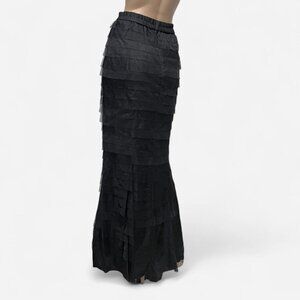 Adrianna Papell tiered tulle maxi skirt size 2